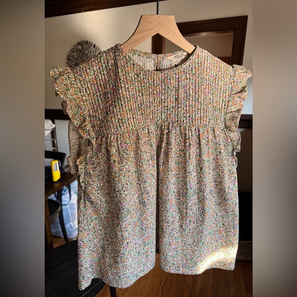 Harper Sage Women’s Kaleidoscope Blouse- Lavender Ochre - Picture 5 of 15